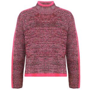 Highlighter Pink Knit Pullover